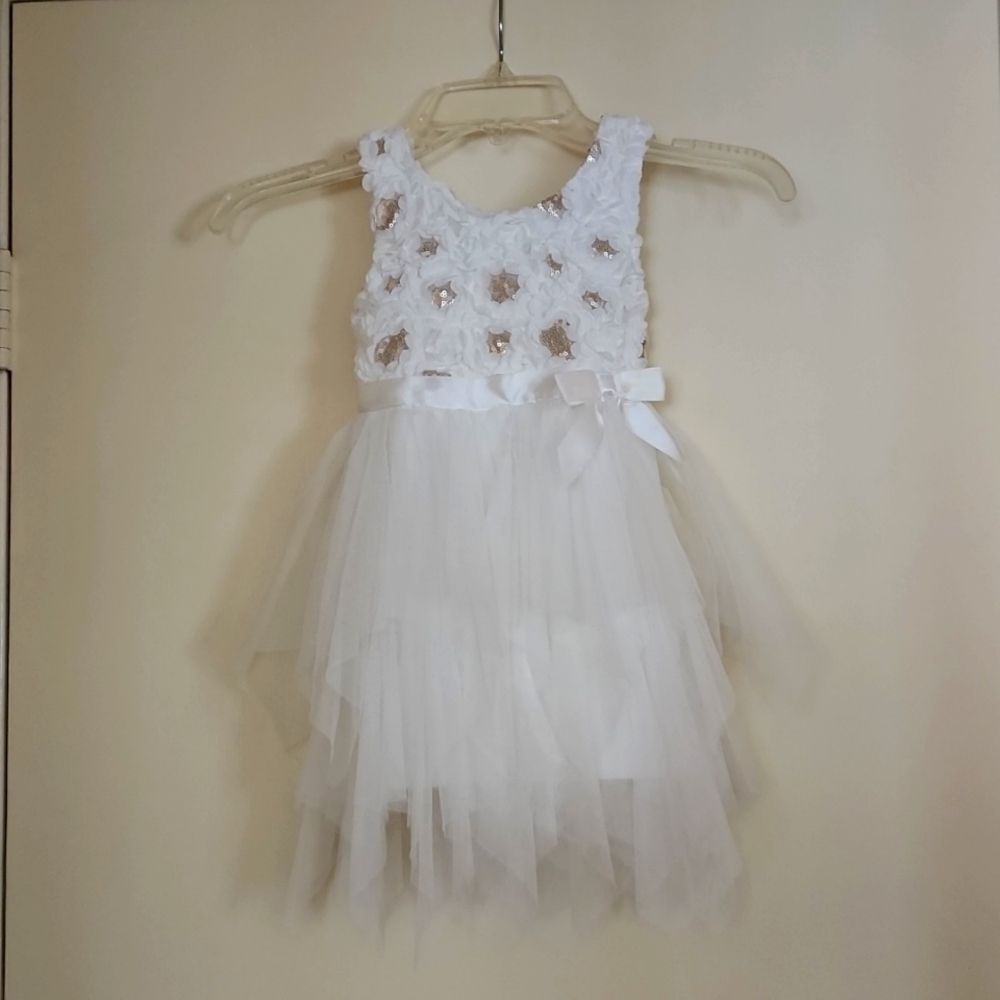 Pink & Violet Girls Dress White Size 3T